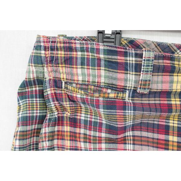 VTG Polo Ralph Lauren India Madras Plaid Bleeker Shorts Mens Size 34 Preppy - Picture 3 of 8